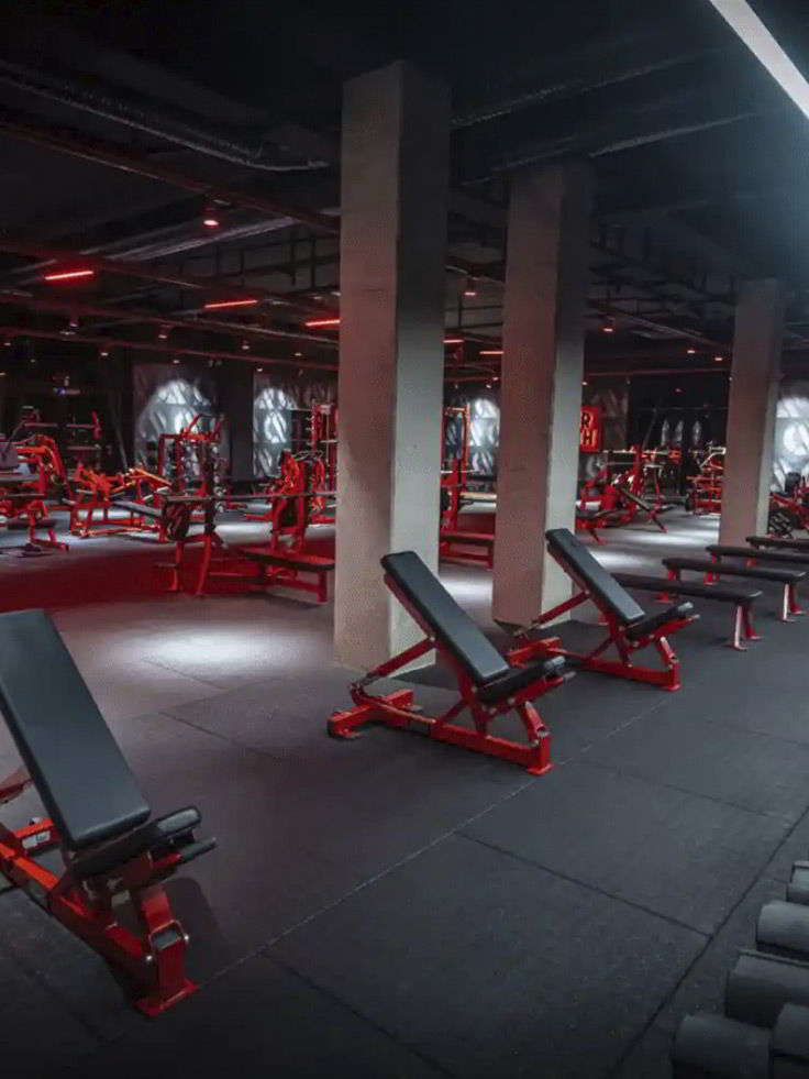 Interior de Gym On Air en Málaga