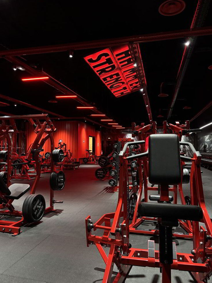 Interior de Gym On Air en Málaga
